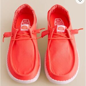 Hey Dude Women's Moccasins - Vibrant Orange/pink